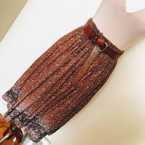 Midi Broomstick Skirt